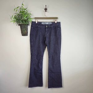 Express 10 Stella Boot Regular Fit Low Rise Bootcut Black Stretch Jeans Vintage